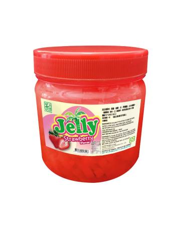 Chainly Strawberry Fruit Coconut Jelly for Bubble Tea / Dessert Topping 567 g
