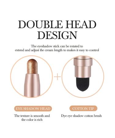 Buy Cream Eyeshadow Stick Set | Waterproof Long-Lasting Matte & Shimmer Eyeshadow (12 Colors) - International Shipping Available - Buy Online on GoSupps.com