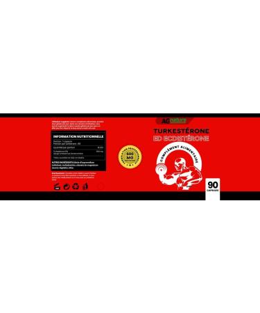 AG Nature Natural Supplement Turkesterone Beta Ecdysterone 90 Capsules 600 mg | Physical Wellness - Buy Online on GoSupps.com