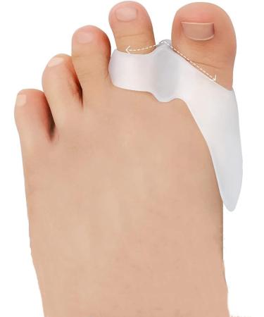 4x Toe Spreader & Separator - Soft Silicone Hallux Valgus Correction | International Shipping - Buy Online on GoSupps.com