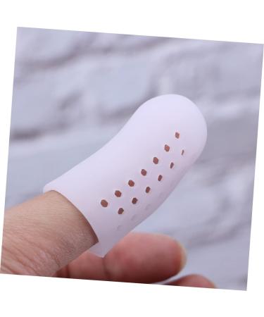 DOITOOL Silicone Gel High Heel Protectors - 2 Pair Big Toe Caps for Toe Relief and Cushioning - Size 2, White - Buy Online on GoSupps.com