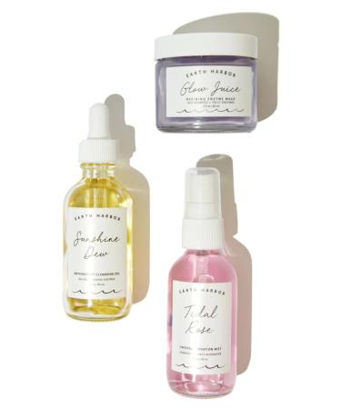 Shop SEAS The Day Kit by Earth Harbor - Sunshine Dew Glow Juice & Tidal Rose | International Shipping Available - Buy Online on GoSupps.com