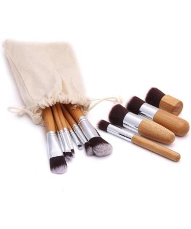 Allayu Makeup Brush Cosmetics Tool Women Supplies Bamboo Brushes Kit Aluminum Handle Rustproof Fine Workmanship Long-lasting Eyeliner - Buy Online on GoSupps.com