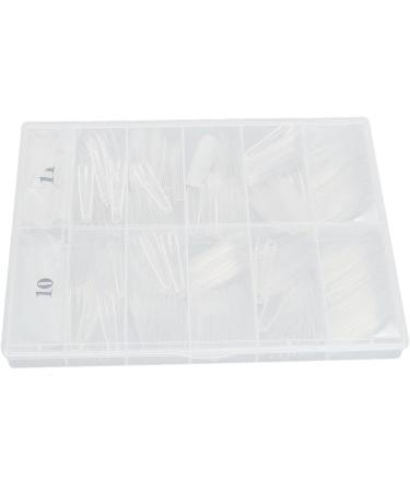 Nai Tips 360 Pieces Acrylic Nail Tips Full Cover Multiple Sizes Versatile Use for DIY Nail Art Manicure Shop (02#) - Buy Online on GoSupps.com