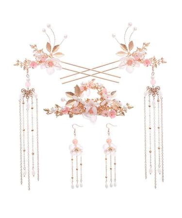 Chinese Hairpin Tassel Chinese Hair Sticks Long Tassel Hair Stick Hair Pins Traditional Classical Style Handmade Hair Jewelry Accessories hair fork
