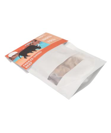 Dog Freeze Dried Food Freeze Dried Beef Grains Meat Treats Pieces High Protein Freeze Dried Meat Dry Pet Food Easy Digestion for Dogs Cats 40g