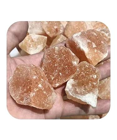 Natural raw Quartz Rock Gypsum Orange Selenite Crystal Rough Stone 4pc Chakra Reiki Balancing