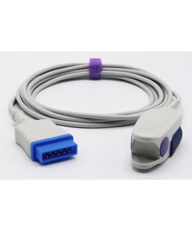 Datex Ohmeda Compatible Direct-Connect SpO2 Sensor OXY-F4-GE Adult Finger Clip 3 m 11-pin connector FDA/CE approved