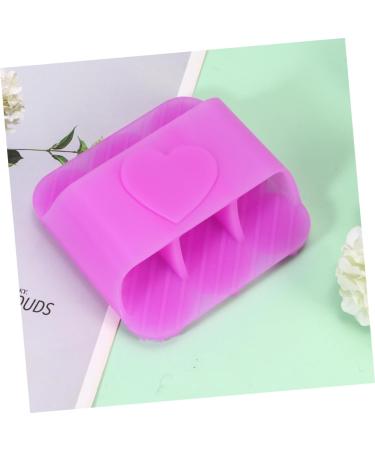 BeatifuFu Silicone Scalp Massager Brush - Hair Scales Cleaning Tool for Home Use (Purple 8.5x3cm) - International Shipping Available - Buy Online on GoSupps.com