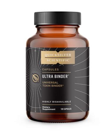Quicksilver Scientific Ultra Binder - Multi Toxin Binder with Bentonite Clay Powder  Zeolite Detox & Charcoal - Supplement for Gut Support & The Body's Toxin Removal Process (120 Capsules) - Buy Online on GoSupps.com