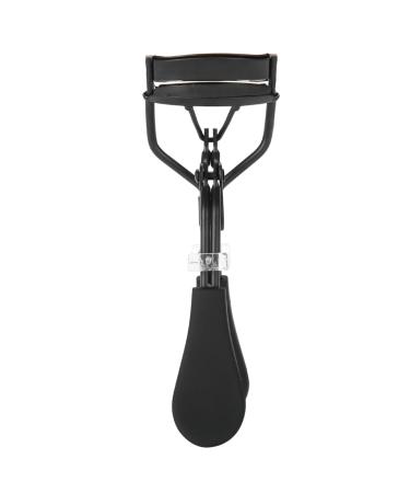 Verdant Touch Stainless Steel Eyelash Curler Stainless Steel Eyelash Curler Silicone Ring Pad Eye Lash Curling Tool Black Professional Cosmetic Tool