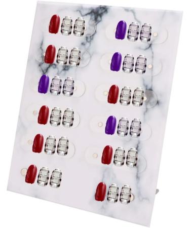 Nail Art Showing Holder Acrylic False Nail Display Stand Plate Detachable Color Card Display Board(01) As Pictures Shown - Buy Online on GoSupps.com