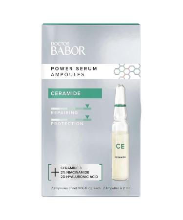 BABOR Power Serum Ampoule: Ceramide | Repairing Protection Strengthening | 2D Hyaluronic Acid and 2% Niacinamide | Clean & Vegan | Results in 7 Days Ceramide (Repairing & Protection)