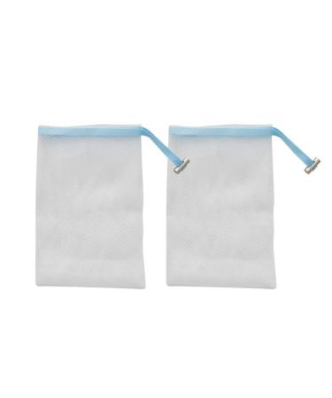 Pack Exfoliating Mesh Bag Shower Bubble Net White Travel Bag Mesh Bag Cleaner Foam Net