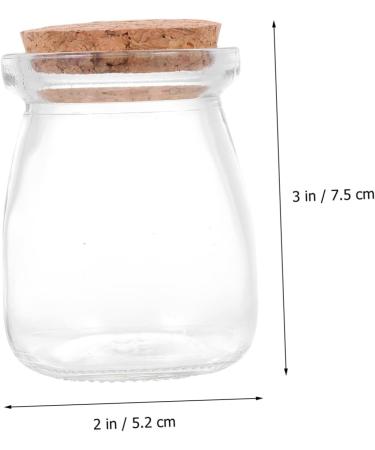 Zerodeko 5pcs Cork Glass Bottle Ordinary Glass Simple Perfume - Buy Online on GoSupps.com