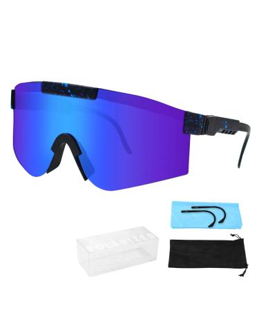 XZMCAT polarizes bicycle glasses outdoor sports safety glasses bicycle glasses men men with glasses case glasses bags brillery and glasses legs UV 400 protection for cycling fishing and running C5