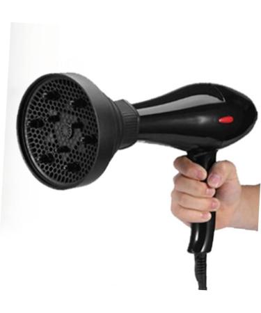 Universal Silicone Hair Dryer Diffuser | Curl Diffuser Attachment for Curly Hair | Hair Care Accessory (13.8x13.8cm Black - Buy Online on GoSupps.com
