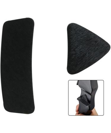 2 Pairs Archery Arrow Rest - Adhesive Backed Fur Pad for Longbow & Recurve Bow - Black/Brown - Outdoor Hunting Accessory - Buy Online on GoSupps.com