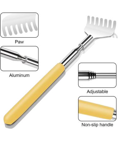 3-Piece Stainless Steel Telescopic Back Scratcher Set - Portable & Ergonomic Design for Ultimate Comfort - Buy Online on GoSupps.com