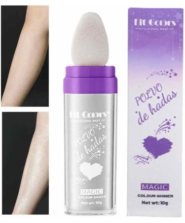 Loose Highlighter Powder Eye Shadow Stick Makeup Highlighter | Glow in The Dark and Sunshine Make Up Easy to Apply Shimmer Powder for Face Neck 02# - Buy Online on GoSupps.com
