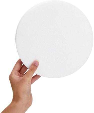 8x8 Inch Round Foam Circles for Crafts - 1 Inch Thick - White (6 Pack) - Buy Online on GoSupps.com