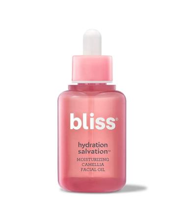 Bliss Hydration Salvation Moisturizing Facial Oil | With Camellia Jojoba & Sunflower Seed Oils | Antioxidants | Clean | Vegan | Cruelty-Free | 1.3 fl oz