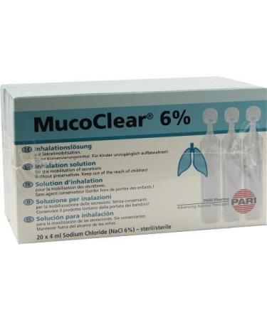 Pari Mucoclear 6% NACL INHAL 60X4 ml Inhalation Solution PZN:3352998