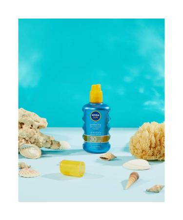 Nivea Sun Spray 200ml - High Protection Sunscreen for All Skin Types | Shop Internationally - Buy Online on GoSupps.com