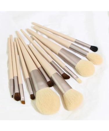 12-Piece Makeup Brush Set | Soft Animal Hair | Eye Shadow Powder & Blusher Brushes | Black (185mm) | International Shipping - Buy Online on GoSupps.com