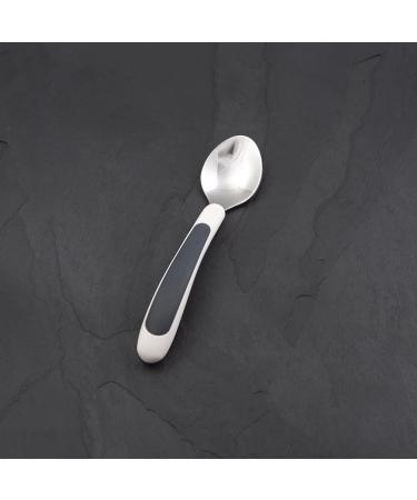 NRS Healthcare Kura Care Easy Grip Adult Teaspoon White & Black - Buy Online on GoSupps.com