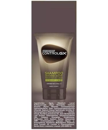  PROMOO Just For Men Control GX - Gray Hair Reducing Shampoo with Coconut Oil and Aloe Vera - New and Improved Formula - All Shades - 118 ml x 2 units Promoo - Buy Online on GoSupps.com