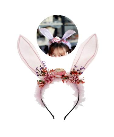 1 Stk Pointed Rabbit Ears Headband | Easter Bunny Head Jewelry | Long Rabbit Ears Headband Perfect for Easter Celebrations - Buy Online on GoSupps.com