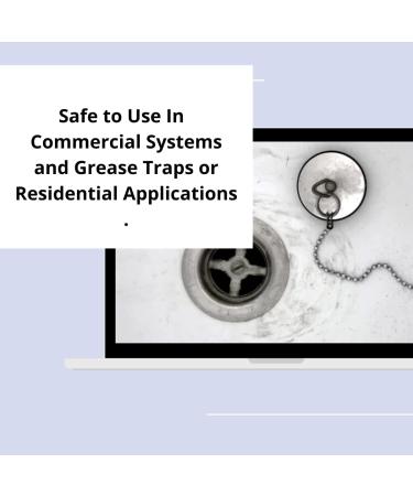 Commercial Drain & Grease Trap Cleaner - Concentrated Enzyme Formula | Organic Liquid Bacteria for Plumbing (1 Gallon - Buy Online on GoSupps.com