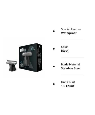 Braun Series X Replacement Blade - Compatible with XT10 Beard Trimmer & Shaver - 1 Count - Buy Online on GoSupps.com