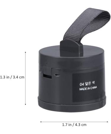 Beaupretty Magic Fluffy Thin Hair Clip Powder Mini Hair Clip Shadow Hair Concealer Makeup Hair Clip Cover Powder for Fine Hair (Black) - Buy Online on GoSupps.com