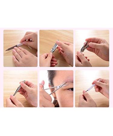 Childs Manicure Set longmiao Nail Clippers Set Stainless Steel Personal Manicure & Pedicure Grooming Kit 7 in 1 (Cat) - Buy Online on GoSupps.com