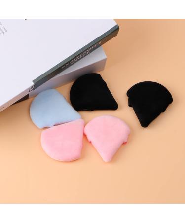 Powder Quaste 6-Piece Mini Makeup Puff Set | Reusable Face Sponges for Foundation & Loose Powder in Black Blue Pink - Buy Online on GoSupps.com