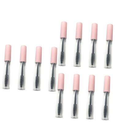 FOMIYES 12 Pcs Air Traffic Control Bulk Lip Gloss Eyelash Cream Vials Bottle Diy Mascara Bottles Cosmetic 10X1.5X1.5CMx3pcs Pinkx3pcs