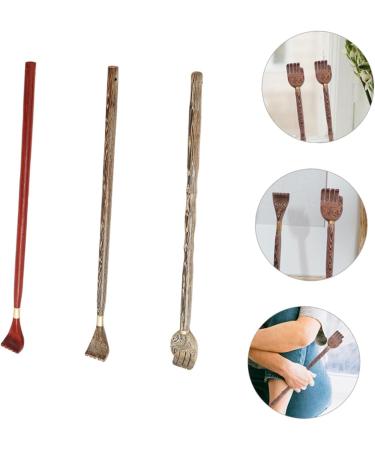 TOVINANNA 9-Piece Sustainable Wood Back Scratching & Massage Tool Set - Relieve Itching with Elegant Wenge Design - Buy Online on GoSupps.com