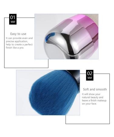 Buy Foundation Makeup Blusher Brush Perfect Tool for Liquid & Powder Blush Mineral & BB Cream Application - Buy Online on GoSupps.com