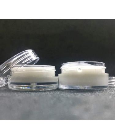 Proleo 100pcs 5G Sample Containers - Ideal for Cosmetics Lip Balm Ointments & Jewelry - Secure Screw Cap - White - Buy Online on GoSupps.com
