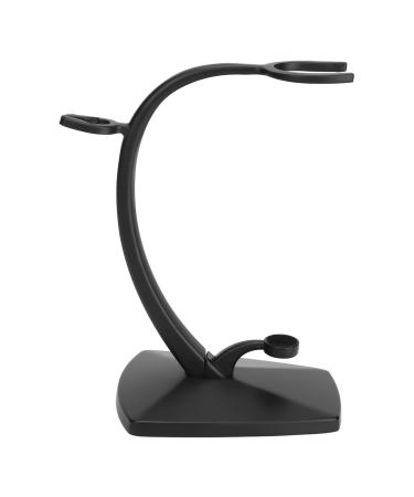 Hurrise metal brush hanger razor stand double usage easy to fasten corrosion -resistant simple style