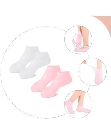 minkissy 8 Pairs Exfoliating Moisturizing Socks Foot Care Socks Silicone Socks Foot Care Moisturizing Foot Masks Non Socks Heal Socks Cuticles Socks Soft Sebs Miss Women's Socks - Buy Online on GoSupps.com