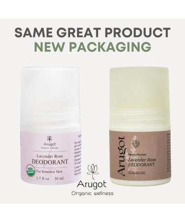Organic Deodorant Bundle - Lavender Rose and Orchard Lemon - No Stain Aluminum Free Zero Waste Cruelty and Plastic Free 2 Items - Buy Online on GoSupps.com