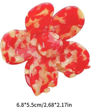 Limtula Sweet Girls High Ponytail Hair Claw Lovely Female Colorful Flower Shape Hair Claw Casual Banquet Hair Clip for Girls - Buy Online on GoSupps.com