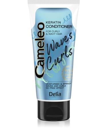 Cameleo - waves & curls - Conditioner - Keratin hair care line for curly and wavy hair - keratin - smooth and feathering curls and waves - moistened regenerated - smooth - 200ml - Buy Online on GoSupps.com
