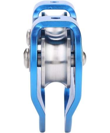 Alomejor Climbing Pulley 30KN | Outdoor Double Axle Heart-shaped Tandem Pulley Cart (Blue) - Ideal for Rock Climbing & Rope Work - Buy Online on GoSupps.com