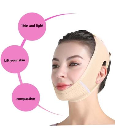 Double Chin Reducer V Line Chin Strap Face Lifting Tape Soft Chin Strap for Women Restore Skin Elasticity Skin Color - Buy Online on GoSupps.com