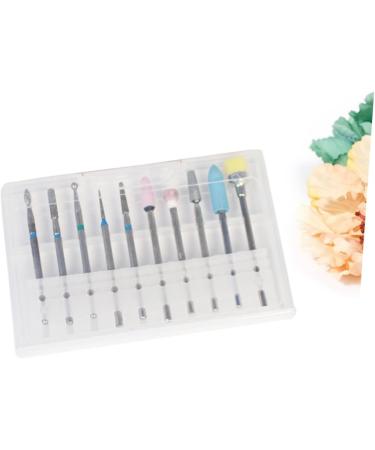 Beavorty nail drill kit ceramic nail drill bit diamond nail drill bit manicure drill bits diamond cuticle nail bits nails drill bits nail painting kit nail drill tool alloy grinding head medium Picture 1 - Buy Online on GoSupps.com