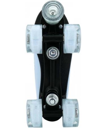XUDREZ Roller Skates for Women  Double-Row PU Wheels High-top Roller Skates Women Shiny Roller Skates for Unisex Youth Adults Light blue flash wheels Women's 9 / Men's 7.5 - Buy Online on GoSupps.com
